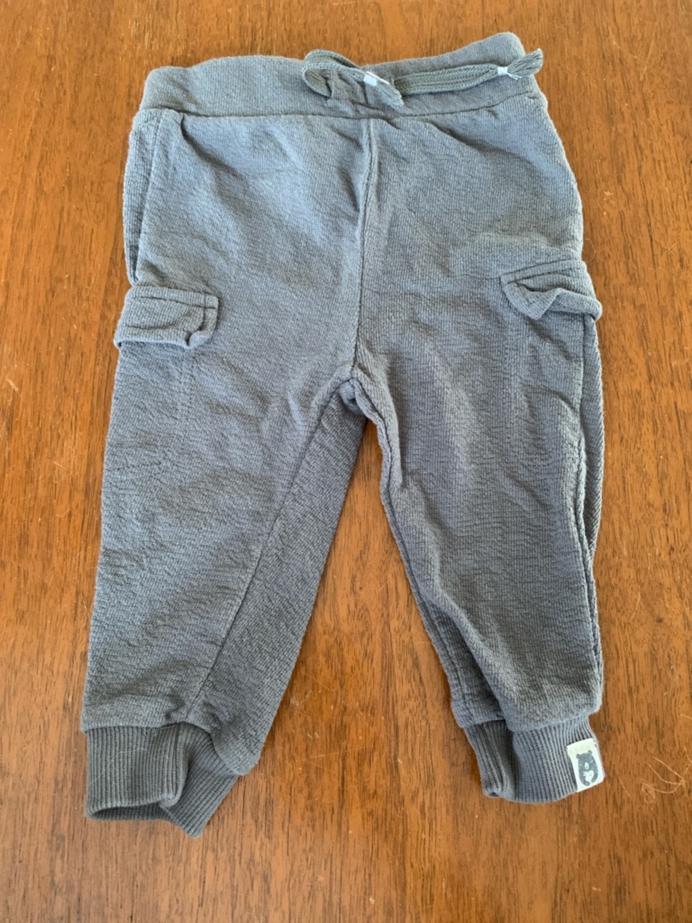 🍊5/$25 Rabbit + Bear Organic Kids Cargo Joggers size 6-9m